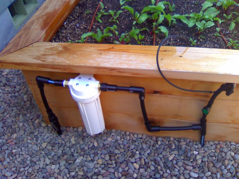 garden hose filter for filling pool